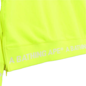 A BATHING APE 18AW | ABC Camo Color Blocked Pullover Hoodie "Green Camo x Neon Yellow" (001PPE301004X)