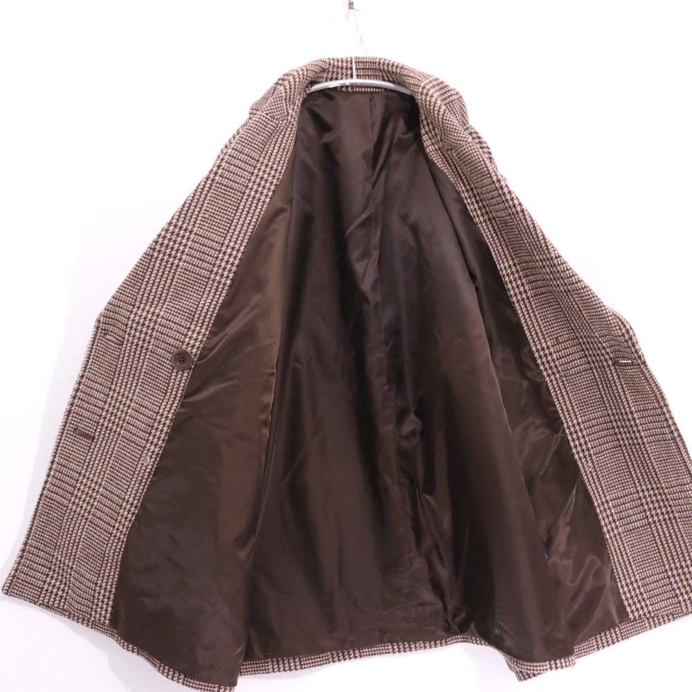 JOURNAL STANDARD relume | Double Collar Check Coat "Brown" (18-020-462-5000-3-0)