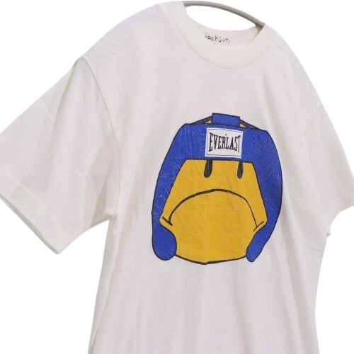 JACKSON MATISSE × EVERLAST | Smily Face Boxing Headgear Tee "White" (JM18SS006)