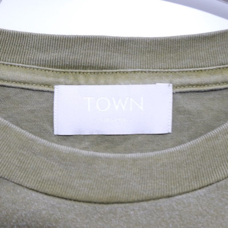 TOWN | DYE S/S Tee "Olive"
