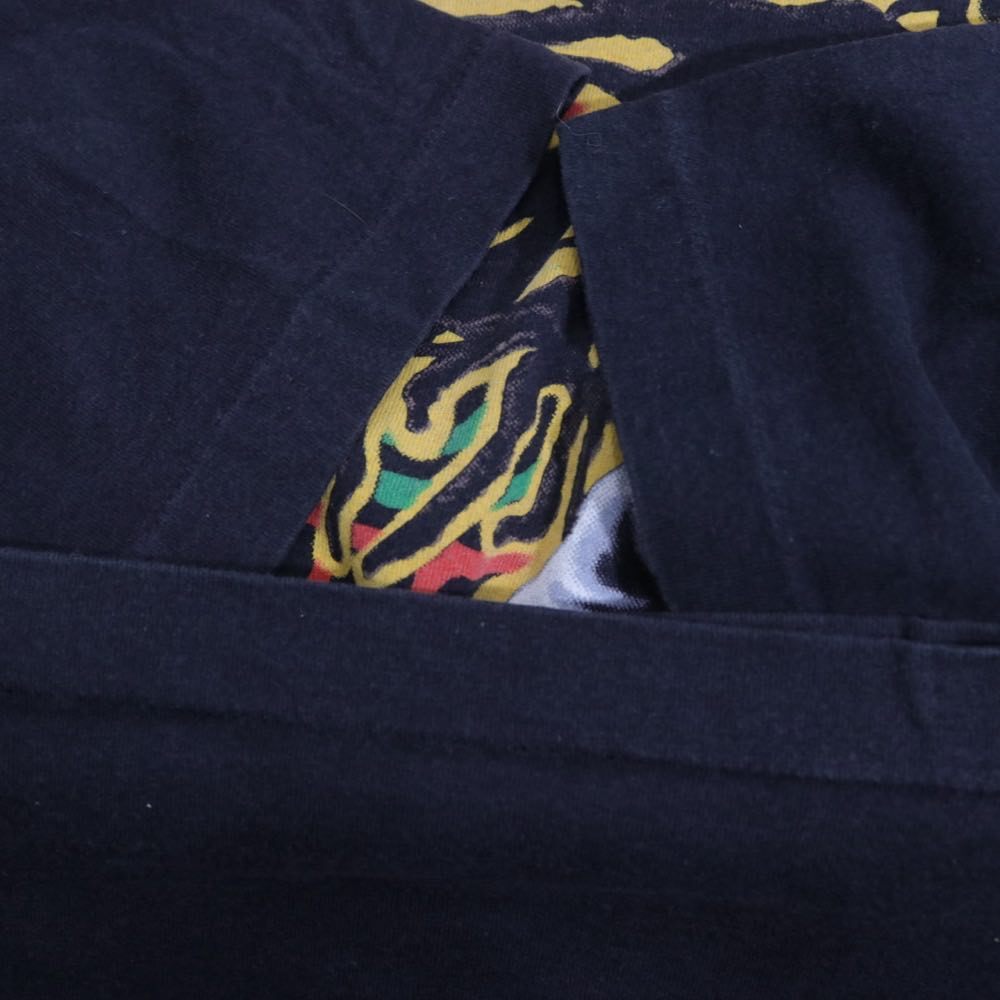 LIQUID BLUE 90s | BOB MARLEY Soccer S/S Tee "Black / 1994 Copyright Made in USA"