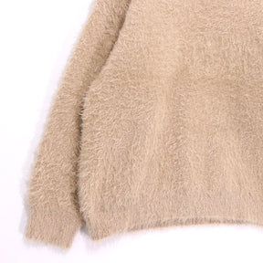 Discoat 23AW | Feather Yarn Knit Pullover "Beige" (DPZ2032305A0008)