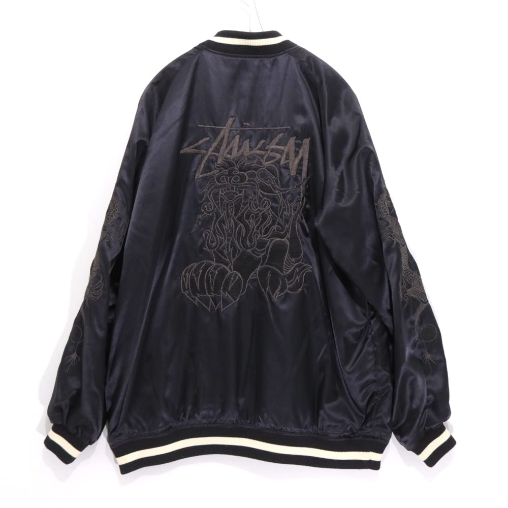 STUSSY 2008 | "AUTHENTIC GEAR" Reversible Dragon Souvenir Jacket