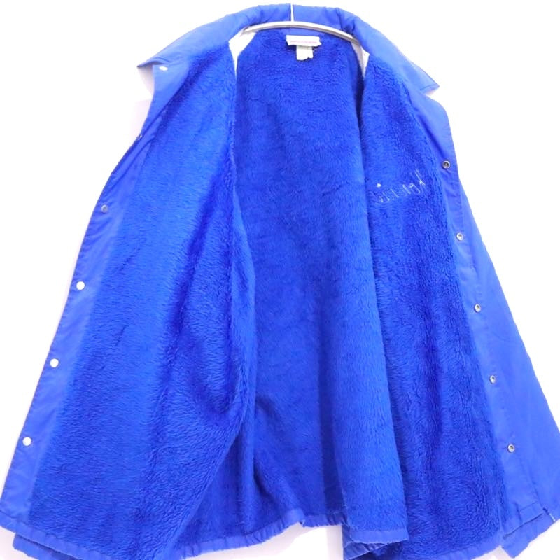 HARTWELL 1980s-90s | Fleece Lined Coach Jacket "Blue" (LOT 1631) [Made in USA]