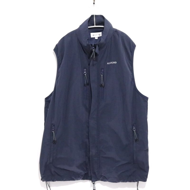 ALOUND 25SS | VENTILATION NYLON VEST "Navy"
