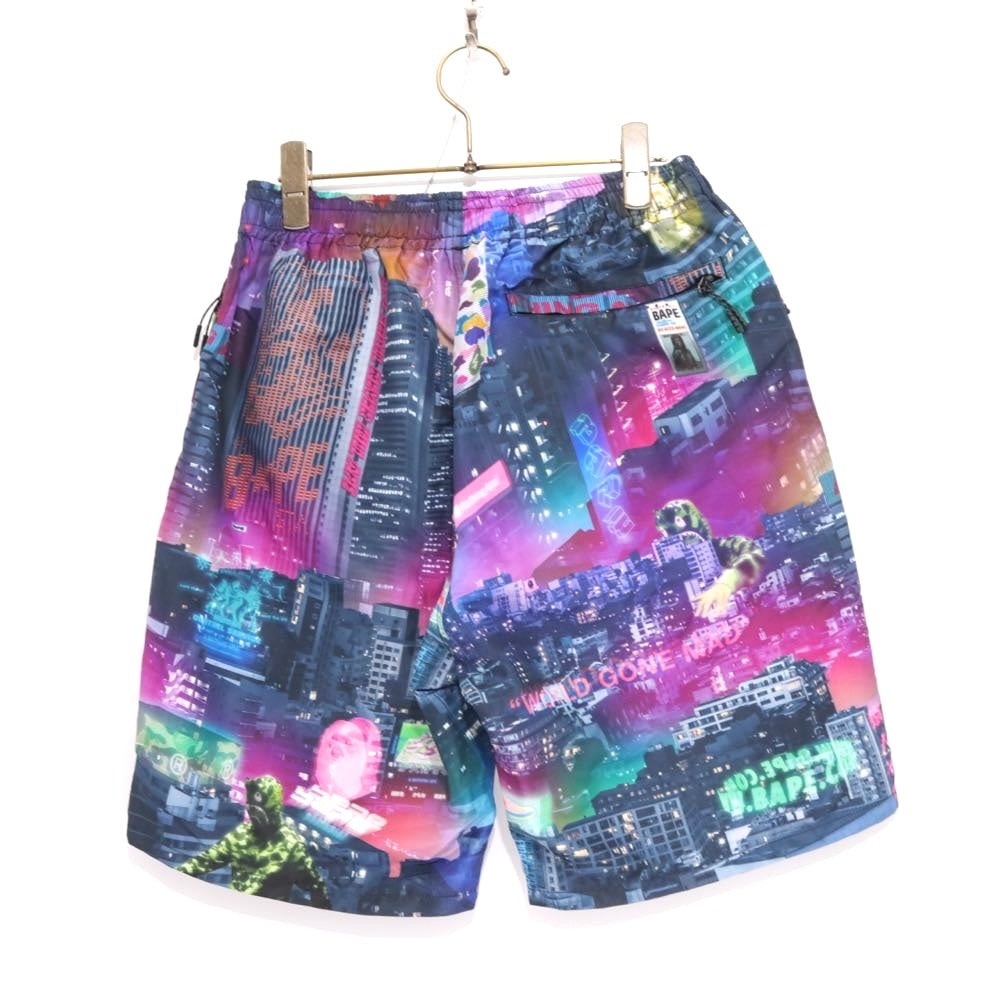 A BATHING APE 20SS | NEON TOKYO MULTI CAMO SWIM SHORTS (001SPG301023X)