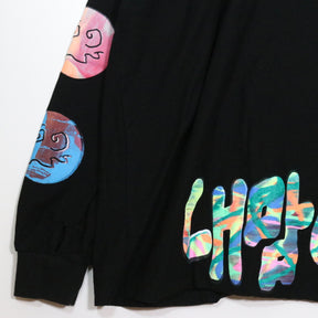 99%IS(ナインティナインパーセントイズ) "SMILEY" Sleeve Logo Long Sleeve T-Shirt