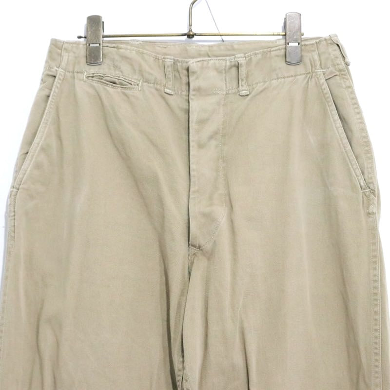 USMC | 40s M-41型 Military Chino Trousers "Beige" 海兵隊 復刻