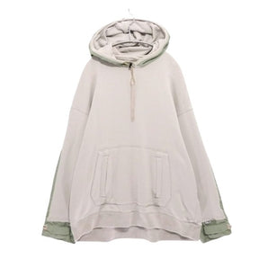 CMF OUTDOOR GARMENT 21SS | Mixed Material Sweat Hoodie "Beige" (CMF2101-J10J)