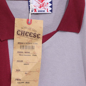 SON OF THE CHEESE 22SS | Hard Kanoko Polo Shirt "Gray" (SC-2210-CT04)
