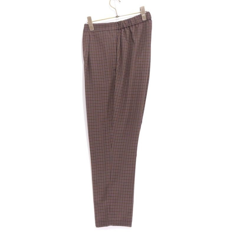 FACTOTUM 22SS | Check Pattern Uncon Tailored Set-up "Brown/Blue" (01010144/01050144)