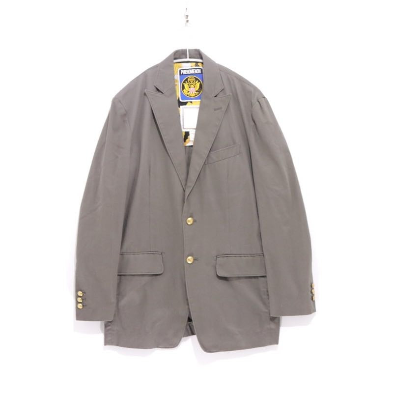 PHENOMENON | Peak Lapel Cotton Jacket "Gold Button" (ILLJKT-047)