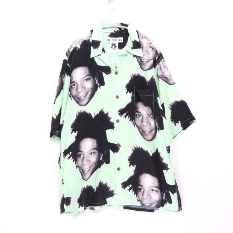 WACKO MARIA 23SS | JEAN-MICHEL BASQUIAT / S/S HAWAIIAN SHIRT (TYPE-1) "MINT"