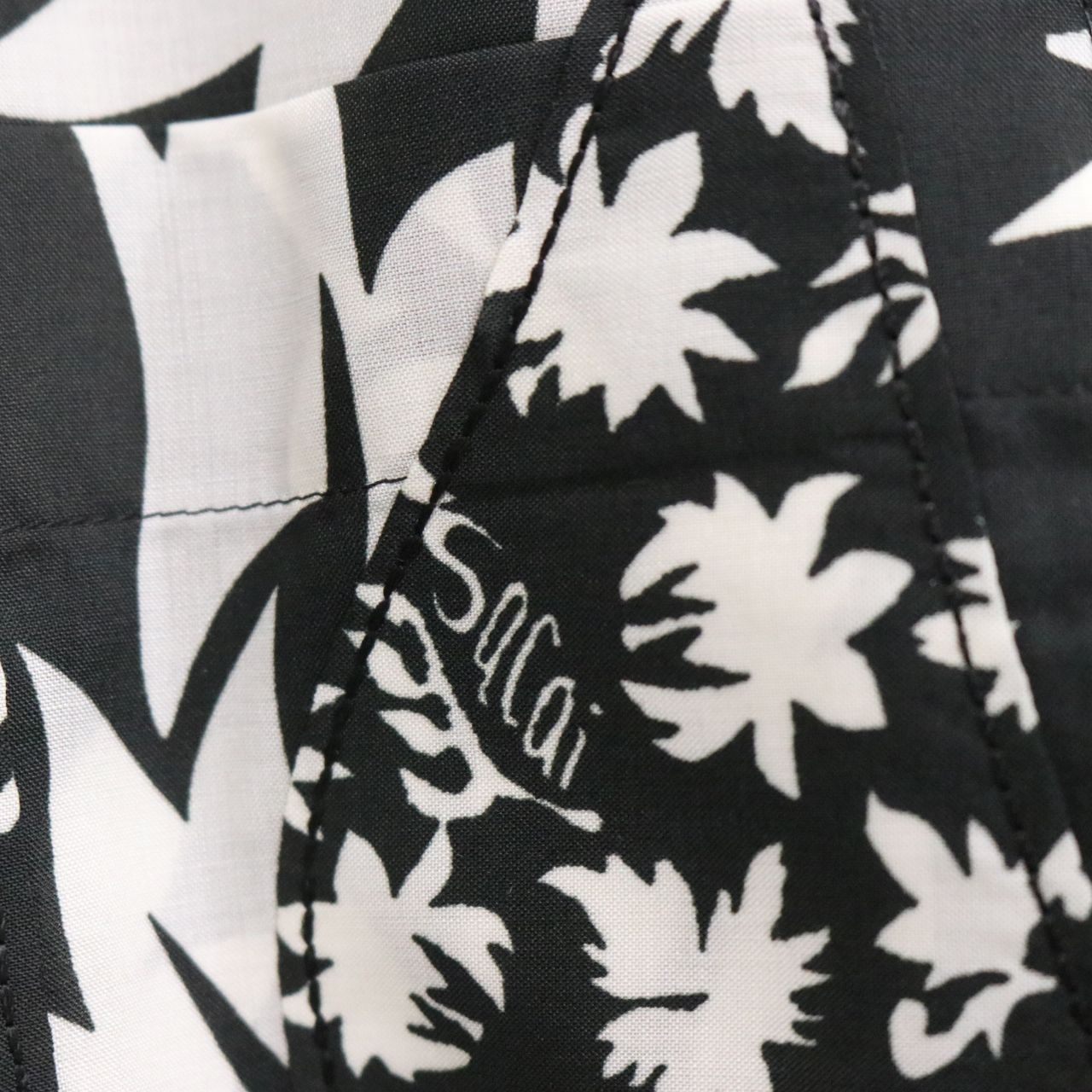 sacai(サカイ) 24SS Floral Embroidered Patch Shirt