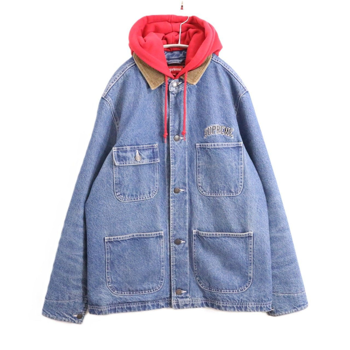 SUPREME(シュプリーム)17AW Hoode Chore Coat denim