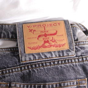 Y/PROJECT | Waistband-less Denim Pants "Black Wash"