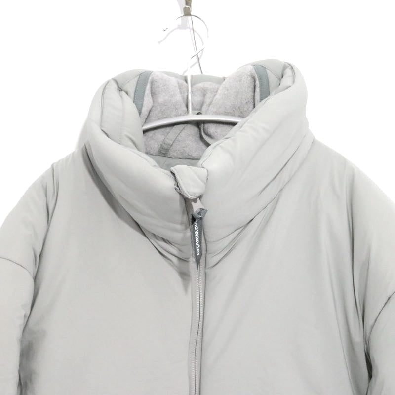 and wander 24AW | top fleece coat "Mint / Sage" (574-4231109)