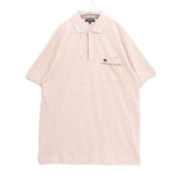 BURBERRY LONDON 90s 00s | Nova Check Collar Polo Shirt "Beige" (Made in Hong Kong)