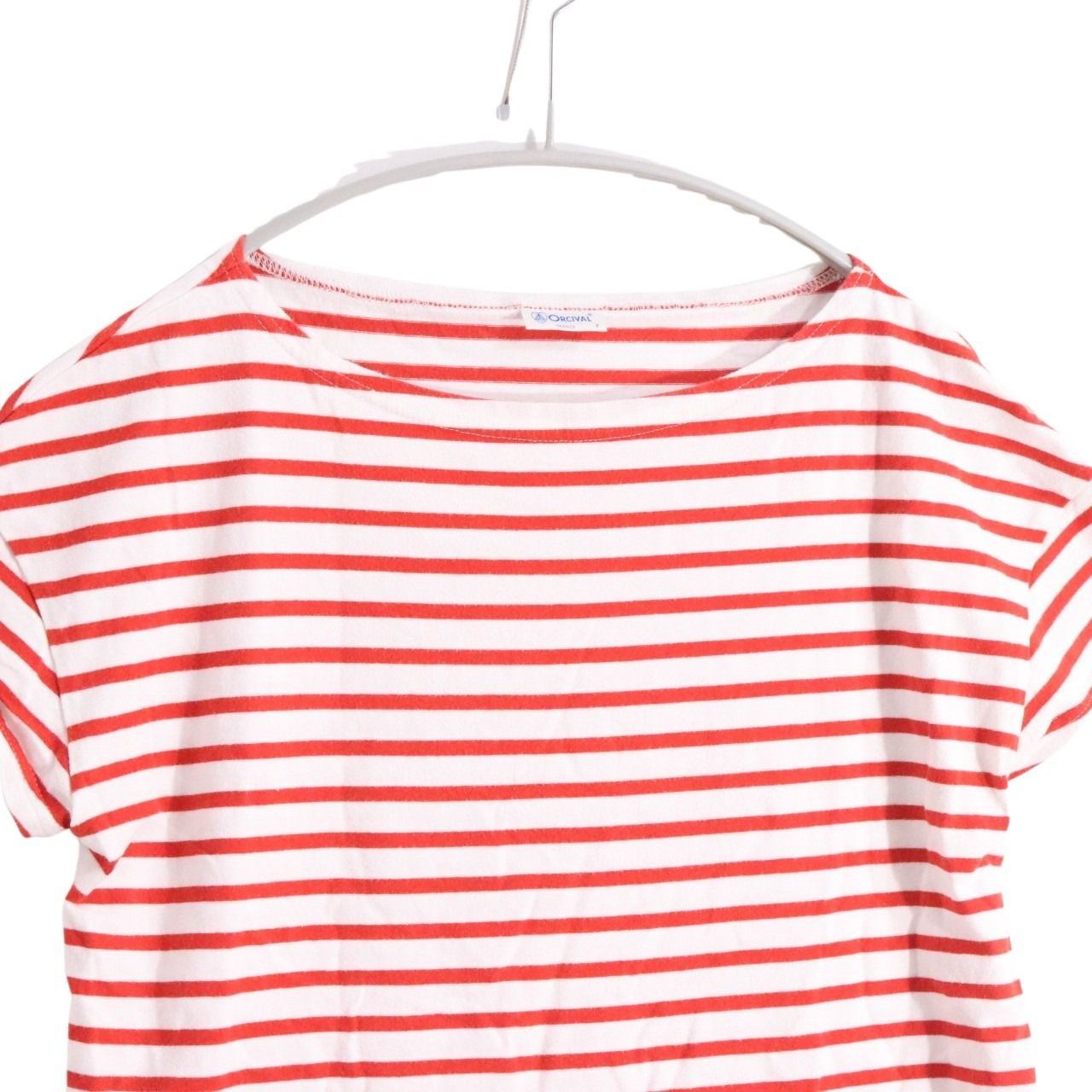 ORCIVAL(オーシバル) Boat neck T-shirt