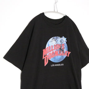 Million Dollar Doomsday | Earth Logo Print T-Shirt "Black"