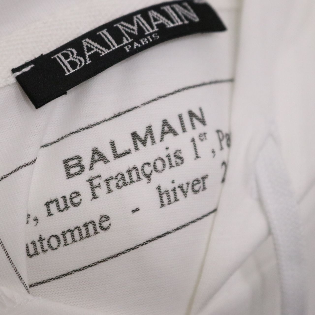 BALMAIN(バルマン) Logo Hoodie L/S T-Shirt