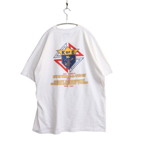 90s USA製 BEST フルーツオブザルーム vintage XL メンズ 半袖Tシャツ 1993年 ST.BENEDICT