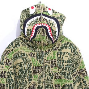 A BATHING APE 25th Anniversary 18AW | Shark Full Zip Sweat Hoodie "S" (001ZPE201038X)