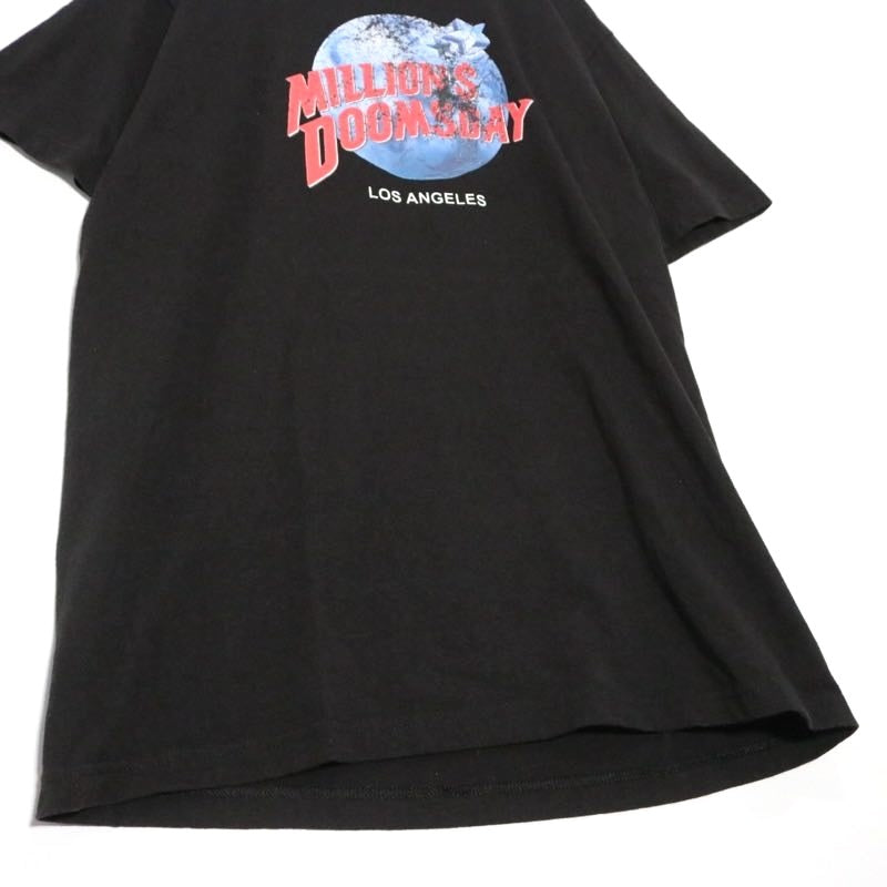 Million Dollar Doomsday | Earth Logo Print T-Shirt "Black"