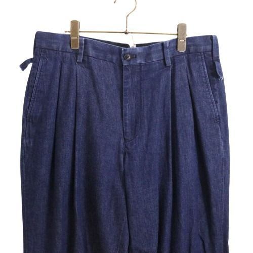 allery(アレリ―) for 417 EDIFICE 23ss 2 Tuck Denim Slacks