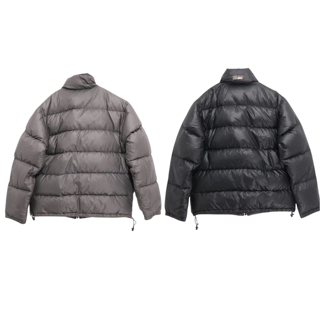 FIRST DOWN USA 90s | Reversible Down Jacket "Black / Grey" (740057)