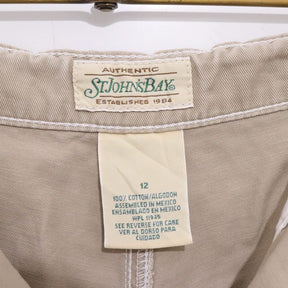 90s St. John's Bay | Easy Bush Shorts "Beige/Made in Mexico"