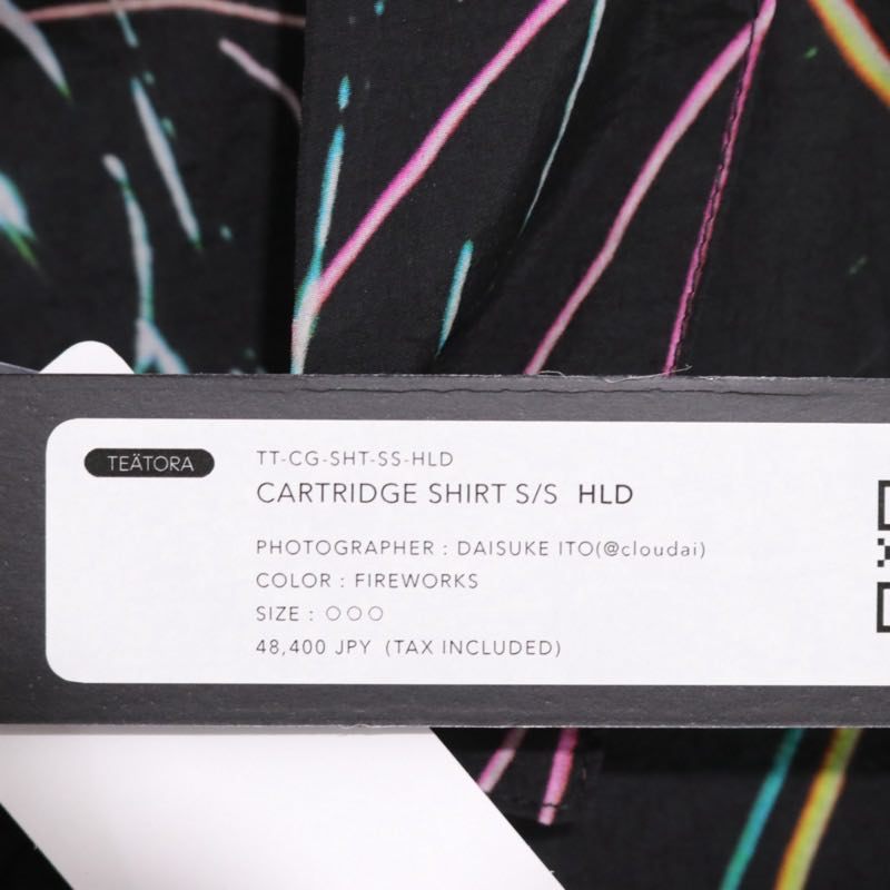 TEATORA 26SS | CARTRIDGE SHIRT S/S HLD "FIREWORKS" (TT-CG-SHT-SS-HLD)