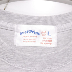 over print | POP ART TEE Ver.4 "Ash Gray"