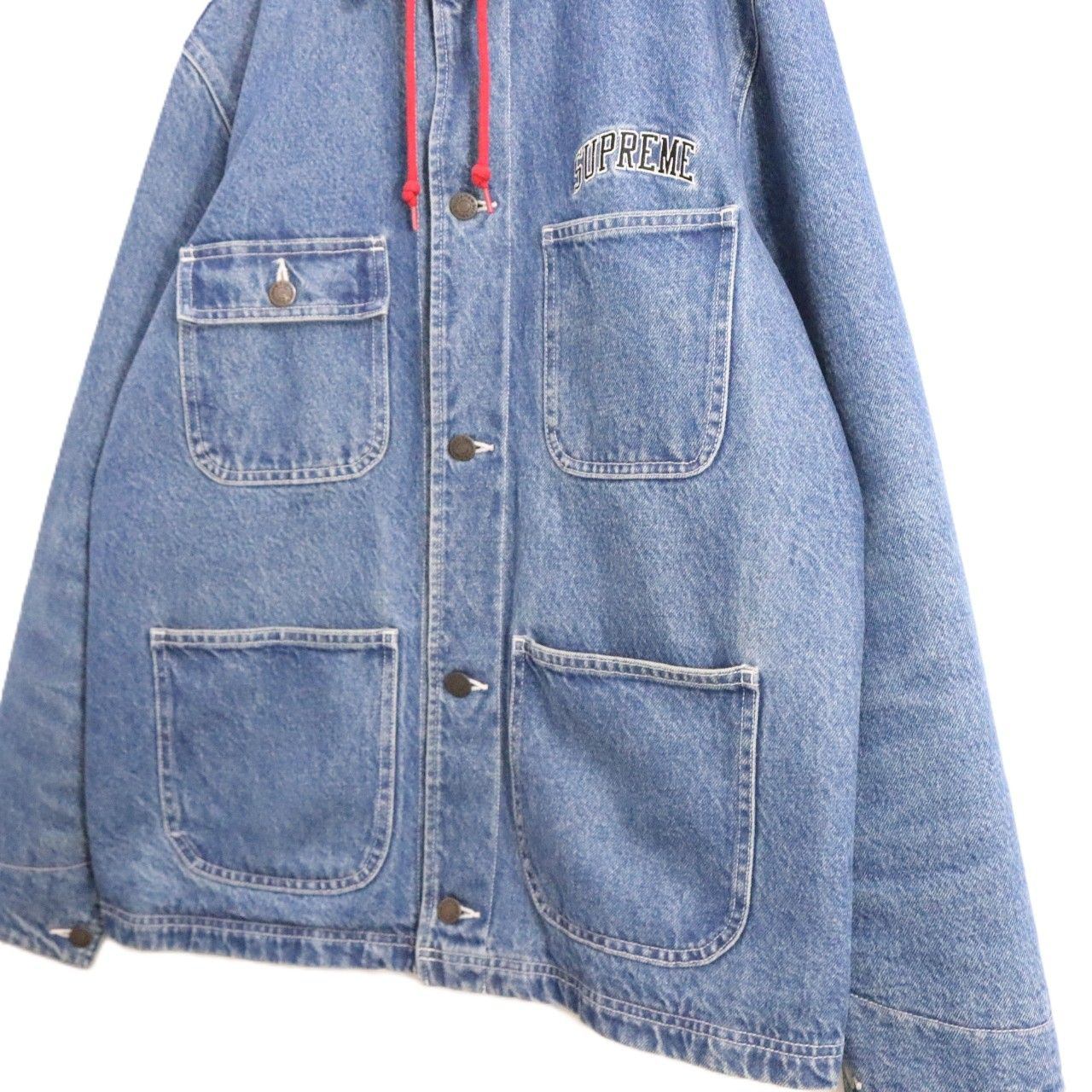 SUPREME(シュプリーム)17AW Hoode Chore Coat denim