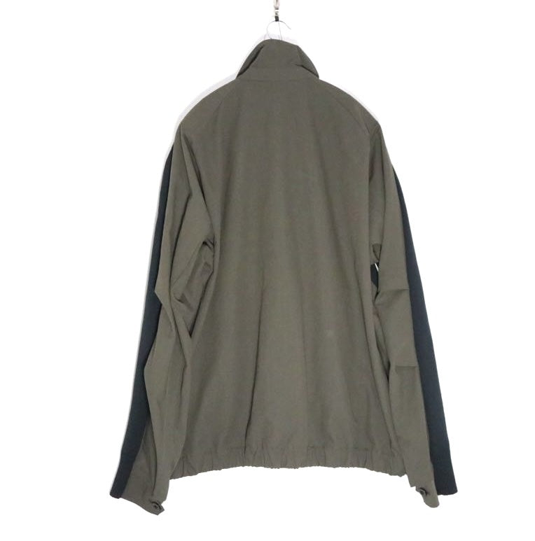 sacai 26SS | Weathercloth x Knit Blouson "Olive/Navy" (26-03924M)