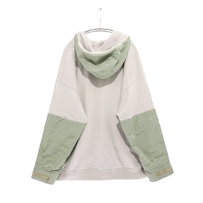 CMF OUTDOOR GARMENT 21SS | Mixed Material Sweat Hoodie "Beige" (CMF2101-J10J)