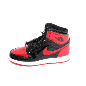 NIKE KIDS 22.5cm スニーカー Nike GS Air Jordan 1 High OG Patent Bred