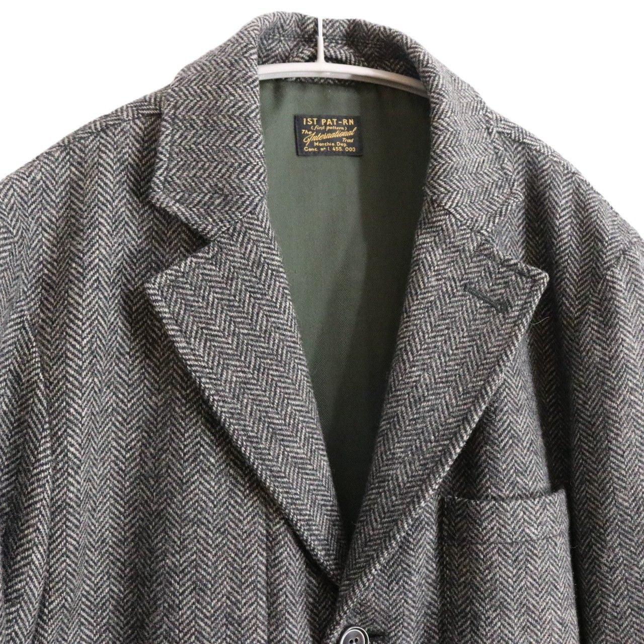 1st PAT-RN(ファーストパターン) 3B Tweed  Jacket