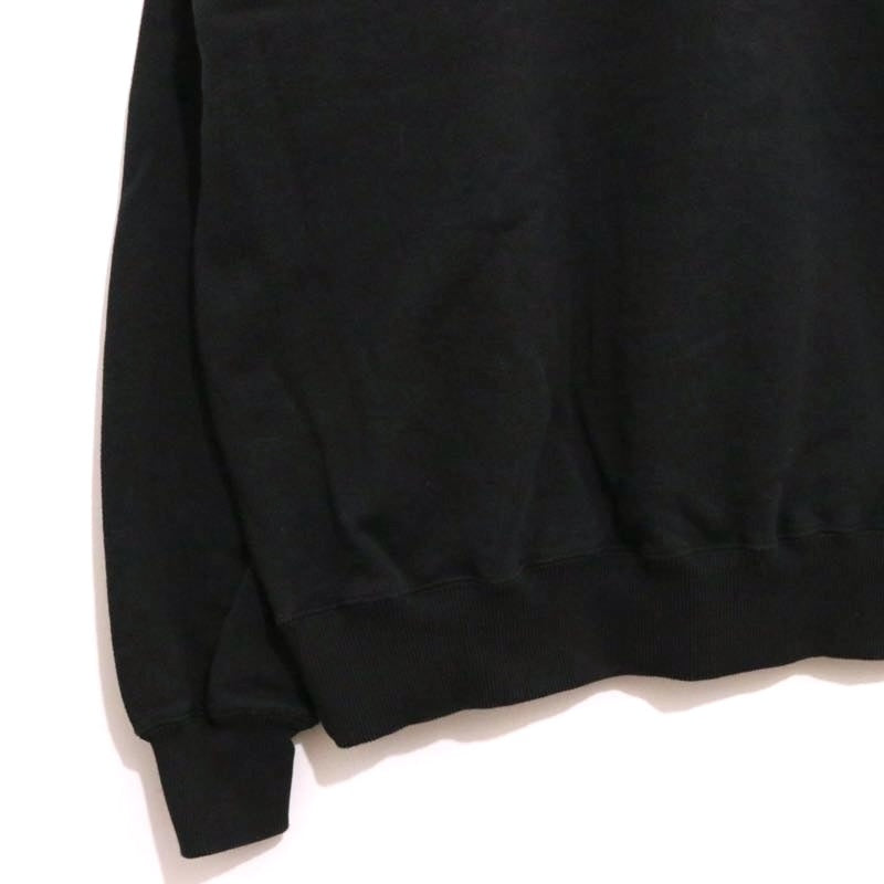 Anchor Inc. 25SS | Crewneck Sweatshirt "Black / Back Print"