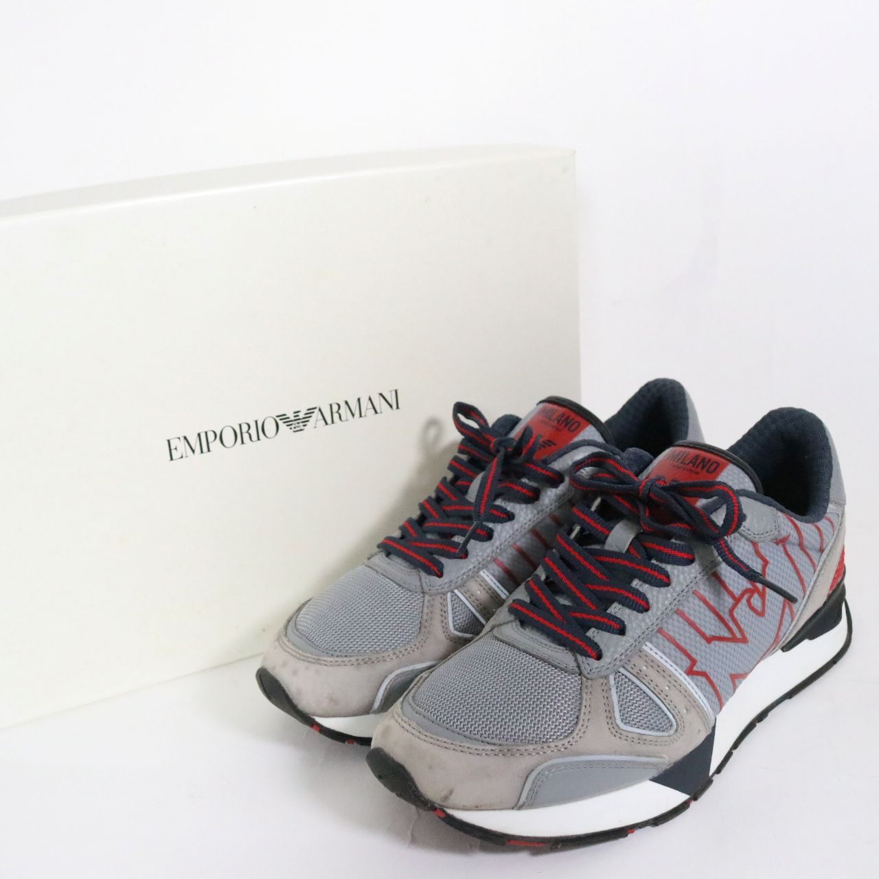 EMPORIO ARMANI(エンポリオアルマーニ) イーグルロゴ ランニングスニーカー