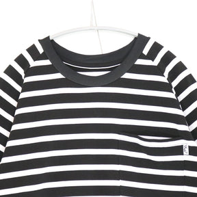 CMF OUTDOOR GARMENT 24FW | BORDER TEE H/S "White/Black" (CMF2402-C12)