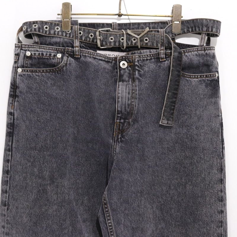 Y/PROJECT | Waistband-less Denim Pants "Black Wash"