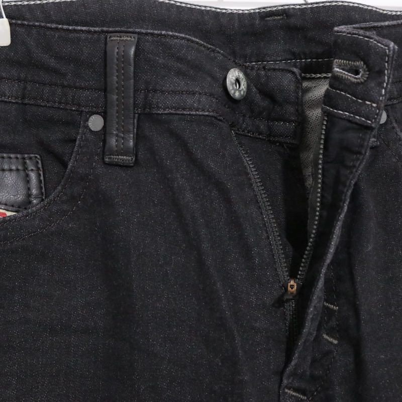 DIESEL | JoggJeans THAVAR "Black" (Denim Sweat Pants)