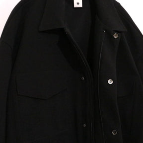 DESCENTE PAUSE | PACKABLE L/S SHIRT "Black" (DLMSJF37)