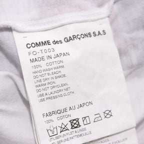 COMME des GARÇONS SHIRT 25SS | Tartan Check Print T-Shirt "White/Red/Blue" (FO-T003)