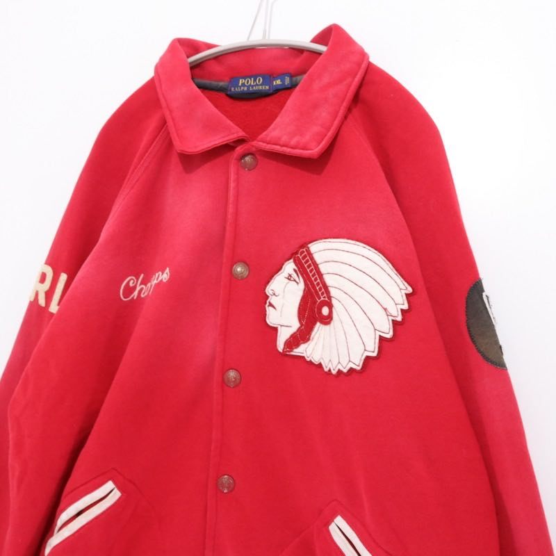 Polo Ralph Lauren | Sweat Stadium Jacket "Native Patch/Red"