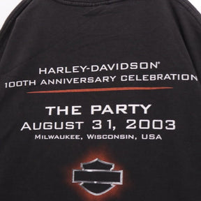 Harley-Davidson 00s | 100th Anniversary "083103 / The Party" T-Shirt "Black"