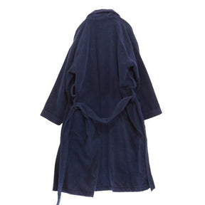 RALPH LAUREN | Cotton Bathrobe Gown "Navy"