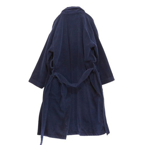 RALPH LAUREN | Cotton Bathrobe Gown "Navy"