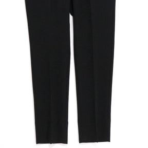 GUCCI 80s-90s Vintage | 2-Tuck Tapered Slacks "Black" (Size 46)